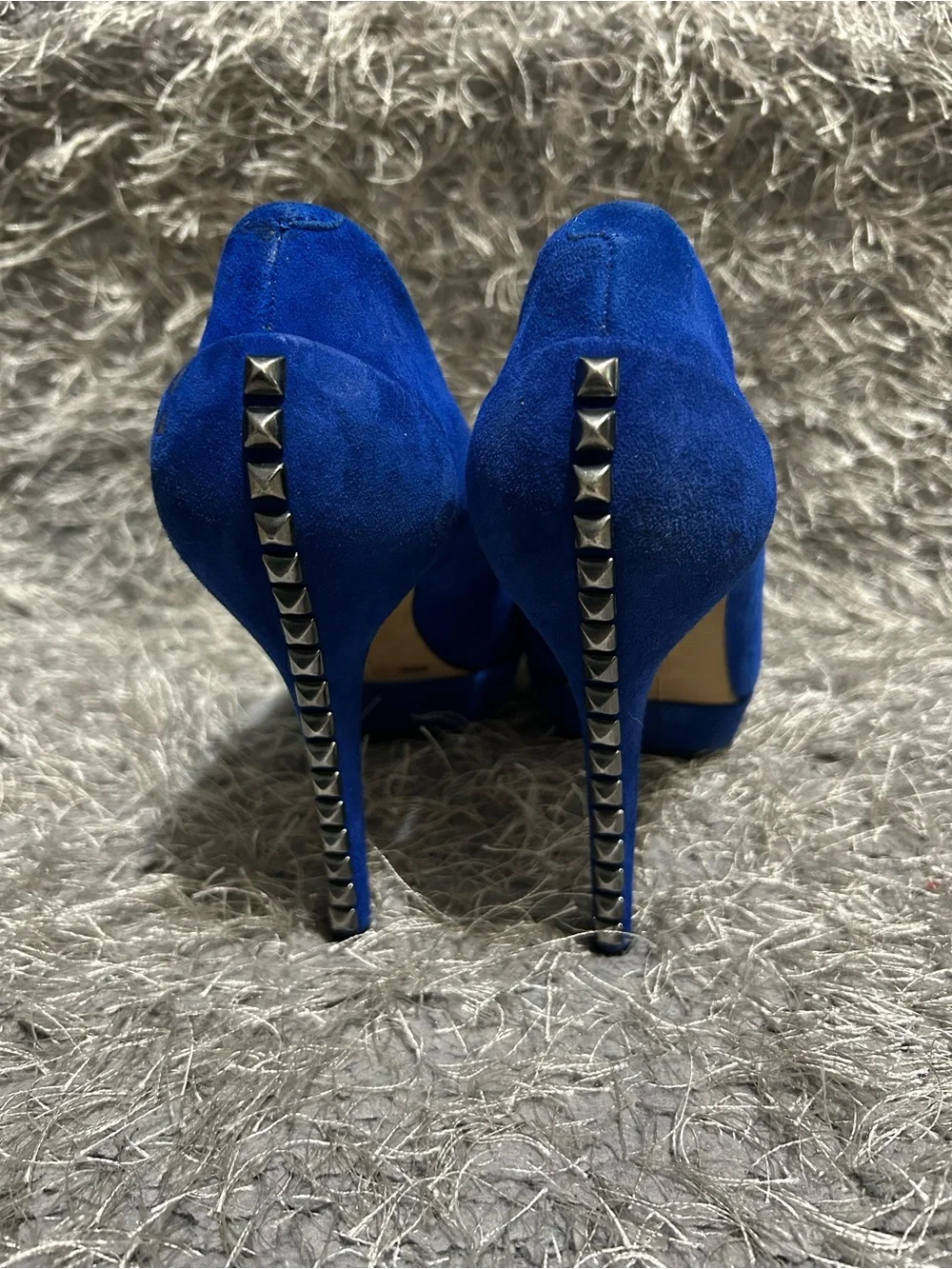 Vince Camuto Cobalt Blue Suede Pumps